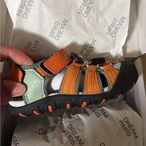 Dream Pairs Kids' Orange and Black Adventure Sandals
